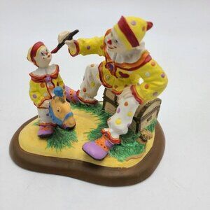 Vintage Danbury Mint Classic Clowns Mirror Image Collection 1993 Francis Barnum